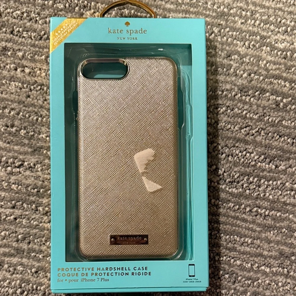 Kate Spade Silver Hardshell Case for iPhone 7 Plus